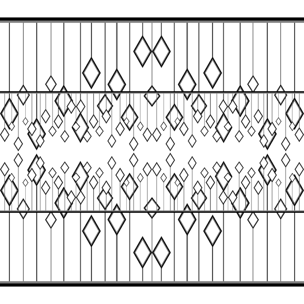 plemienna tkanina tradycja etniczna wzór aztec bez szwu ilustracji wektorowych