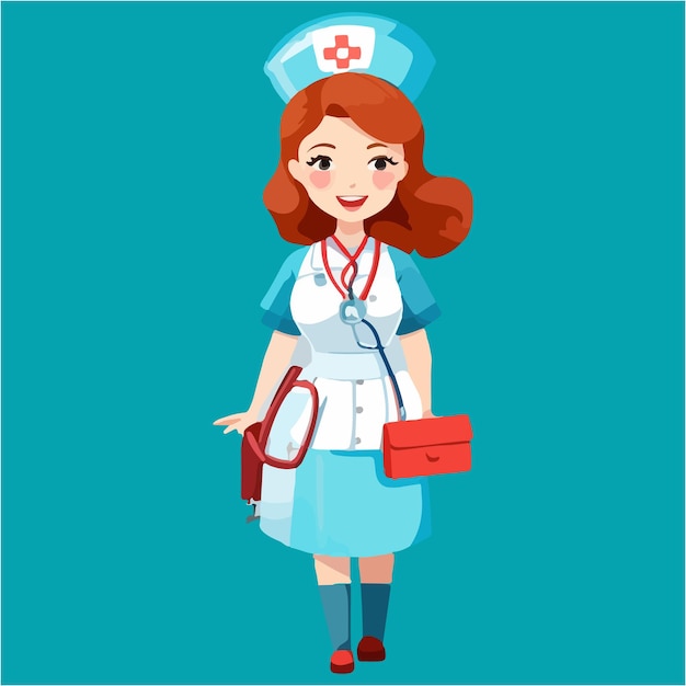 Plik wektorowy plik wektorowy ilustracji pielęgniarki