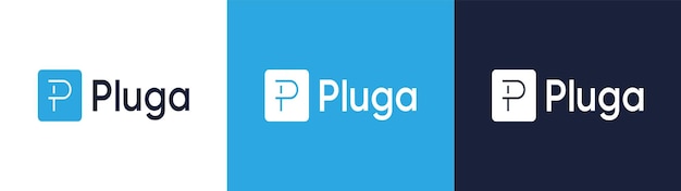 Pluga - Logo Litery P