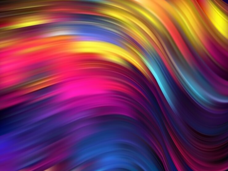 Płyn Przepływ. Kształty cieczy. Kolorowy gradient. tło