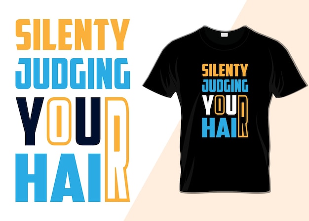 Plik wektorowy po cichu oceniając twój projekt koszulki do włosów