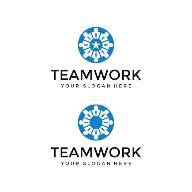 Pobierz szablon projektu logo pracy zespołowej