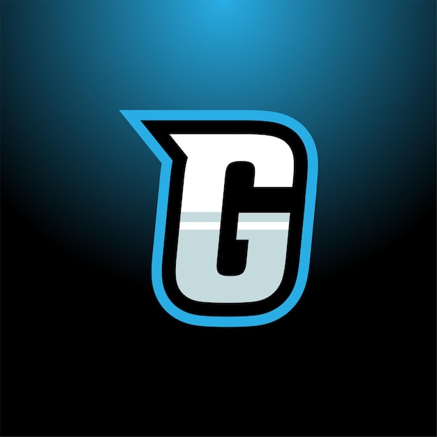 Początkowa Inspiracja Szablonu Projektu Logo G Gaming Esport