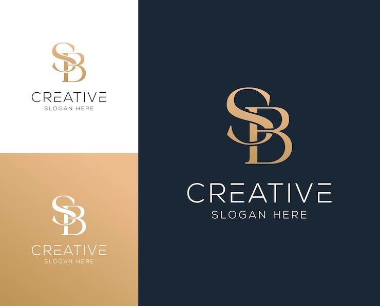Wektor początkowa litera sb ilustracja wektorowa projektu logo bs
