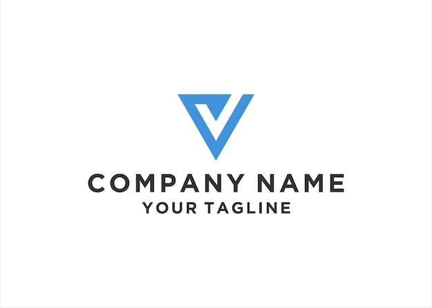 Początkowa Litera V Wektor Projektowania Logo