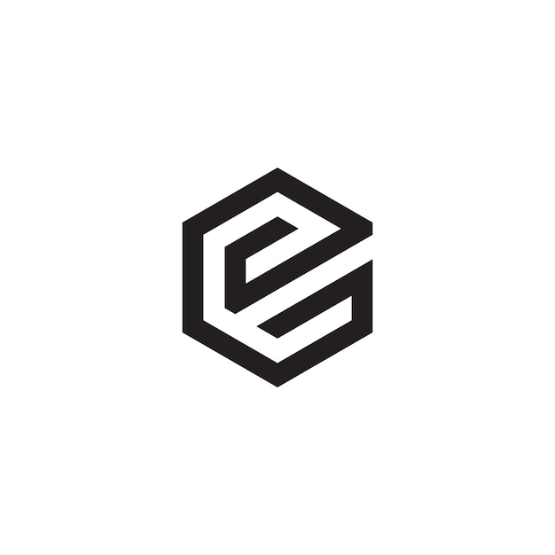 Początkowy kreatywny i minimalny GS Logo SG litera monogram ikona symbolu