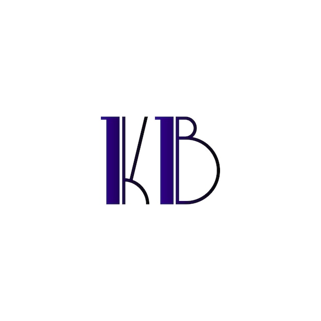 początkowy projekt logo kb