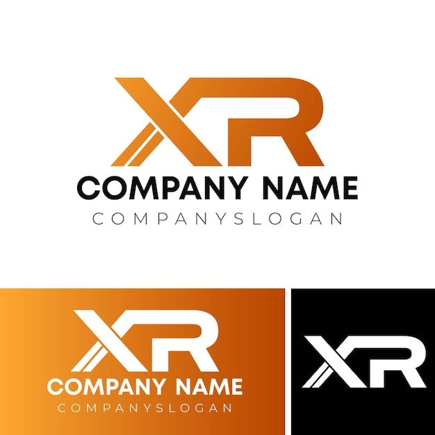 Początkowy projekt logo XR