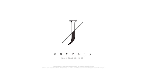 Początkowy Wektor Projektu Logo J