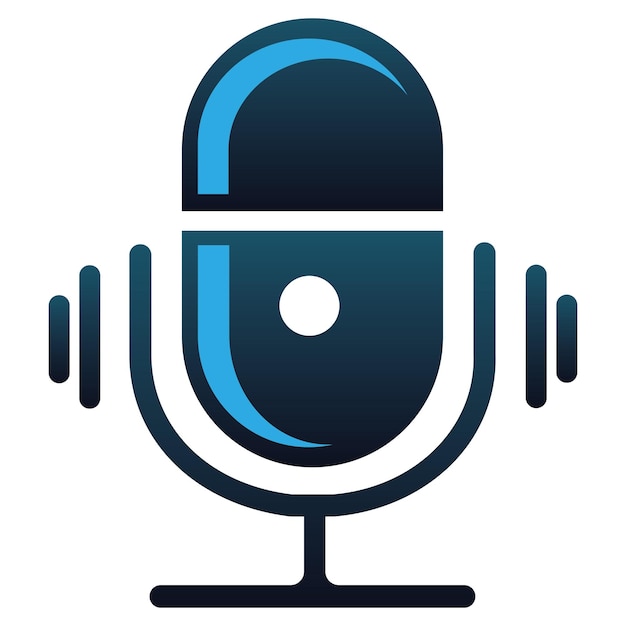 Podcast Wektorowy projekt ikony ilustracja szablon logo Projekt Wektorowy