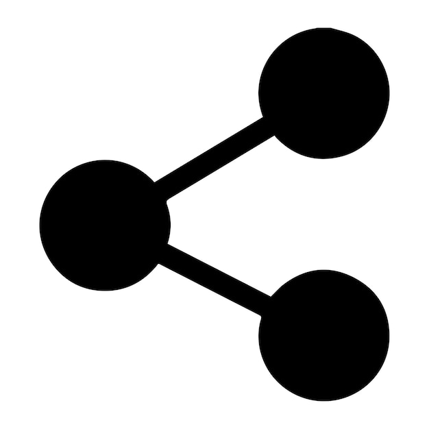 Podziel się okrągłą ikoną Interfejs strony internetowej e-commerce UI UX wektor projektowania ikon
