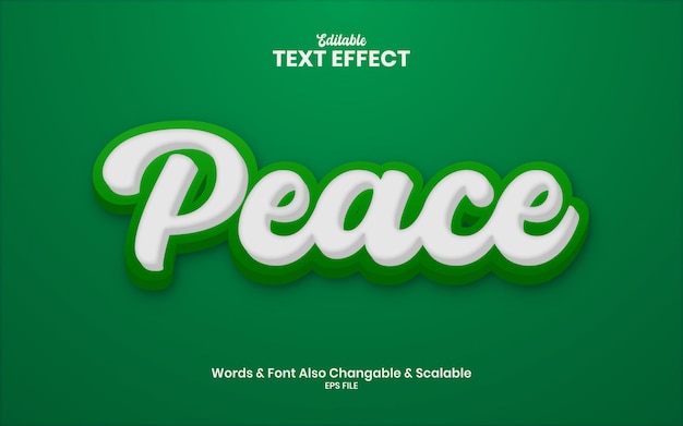 Pokój Zielony Kolor 3d Efekt Tekstowy Plik Eps
