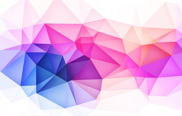 Plik wektorowy poligonalna geometryczna abstrakcja kolorowa ilustracja wektorowa tła