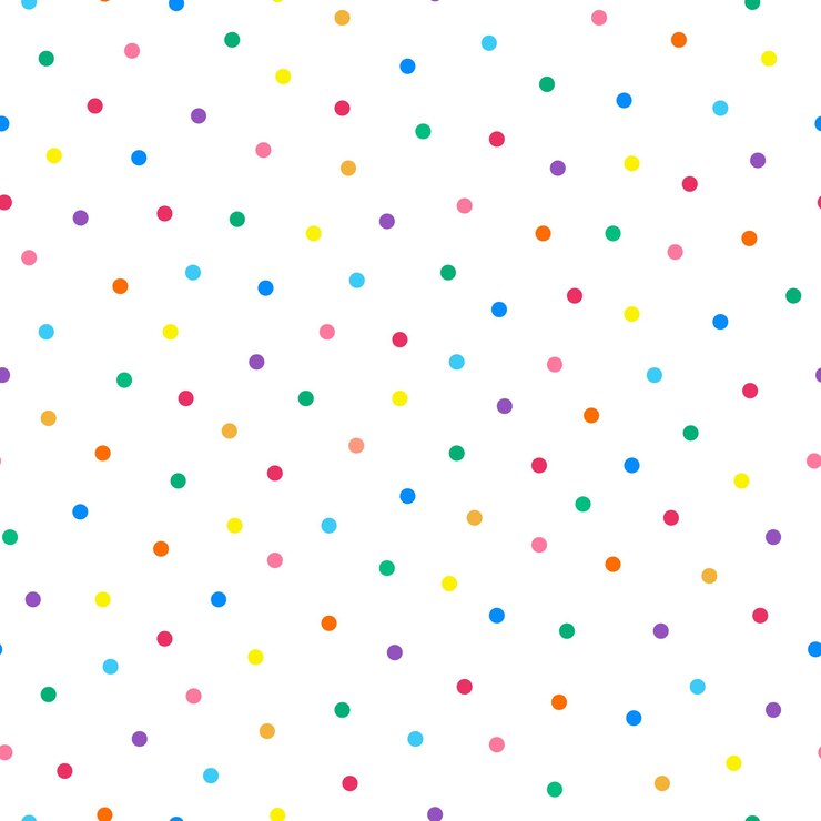 Polka dot prosty bezszwowy świąteczny wzór Powtarzalne białe minimalistyczne tło
