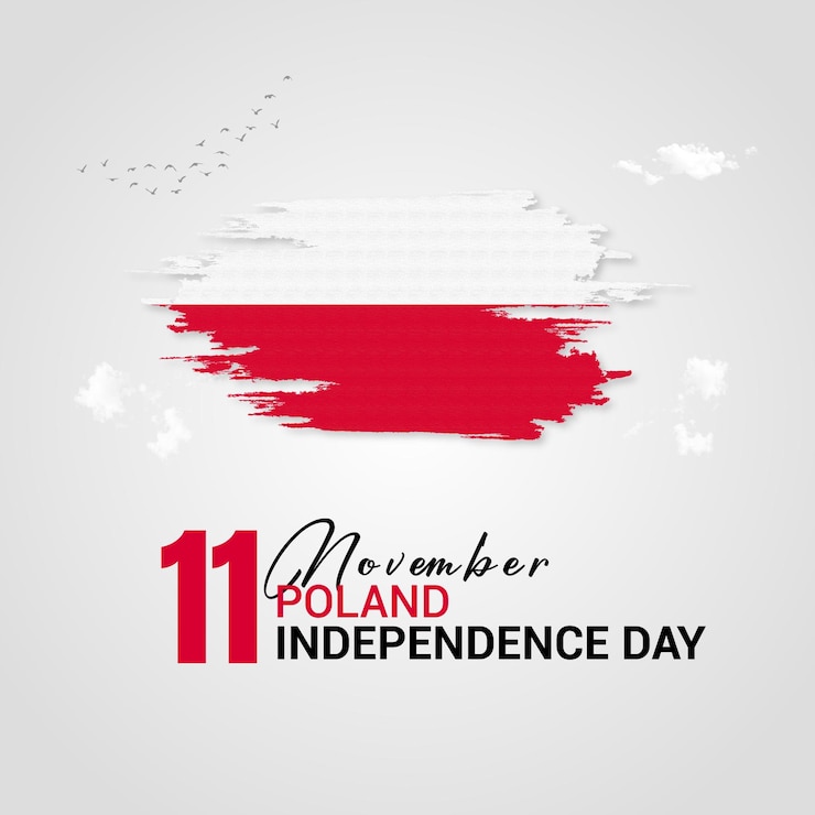 Wektor polska dzień niepodległości post design