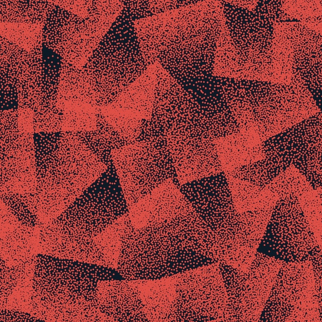 Pomarańczowy Stippled Dziwny Abstrakcjonistyczny Bezszwowy wzór