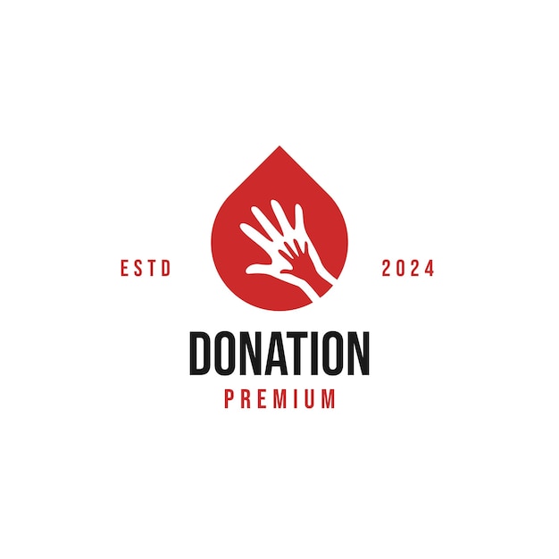 Plik wektorowy pomysł na ilustrację logo fundacji lub medycznego logo