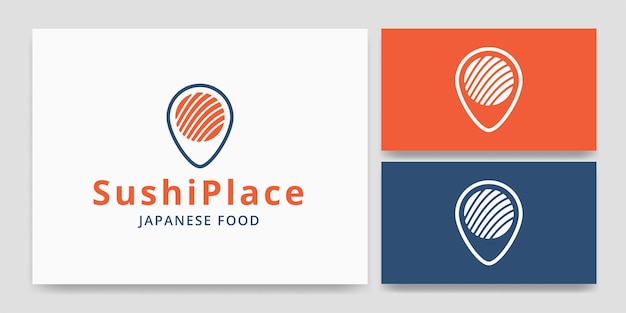 Pomysł Na Logo Restauracji Sushi Z Symbolem Zastępczym