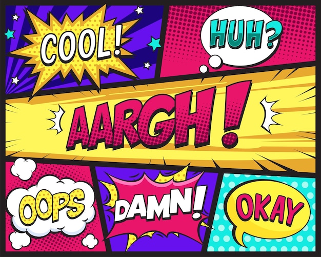 Pop Art Comic Set 2