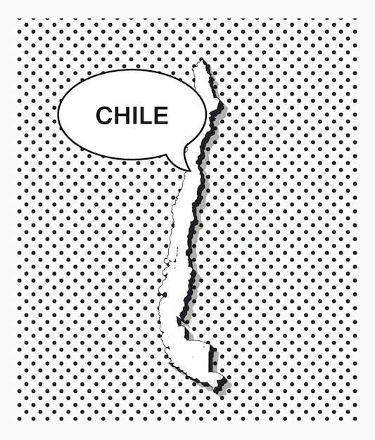 Pop-artowa Mapa Chile