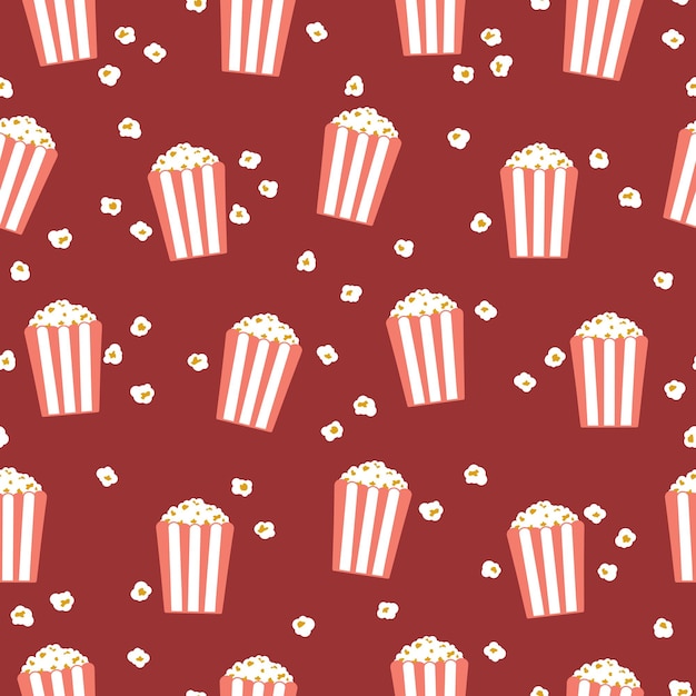 Popcorn płaska tapeta