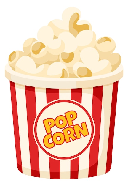 Popcorn Striped Wiadro Przekąska Do Kina Z Kreskówek