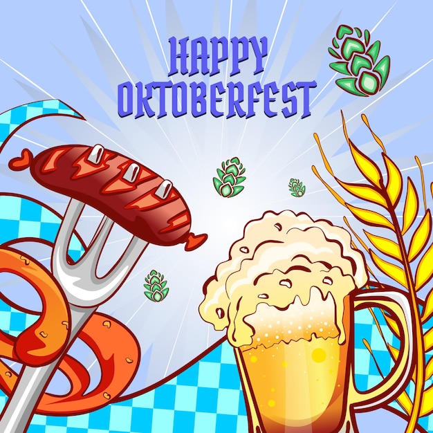 Post reklamowy z okazji festiwalu oktoberfest