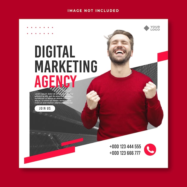 post w mediach społecznościowych z agencji marketingu cyfrowego