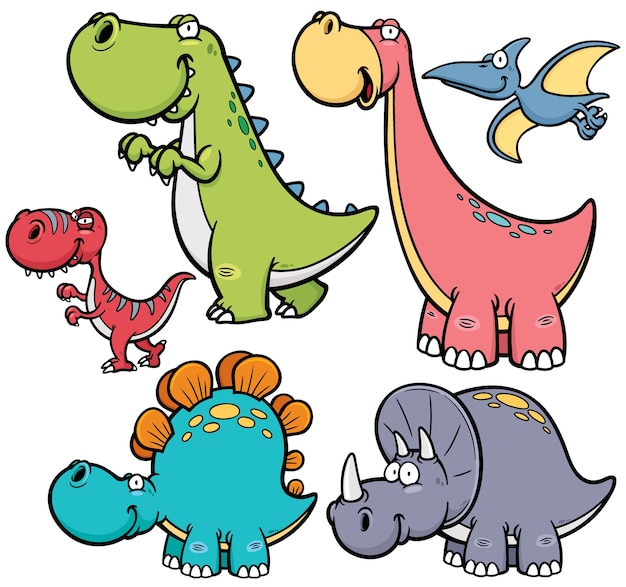 Postać Z Kreskówki Dinozaura