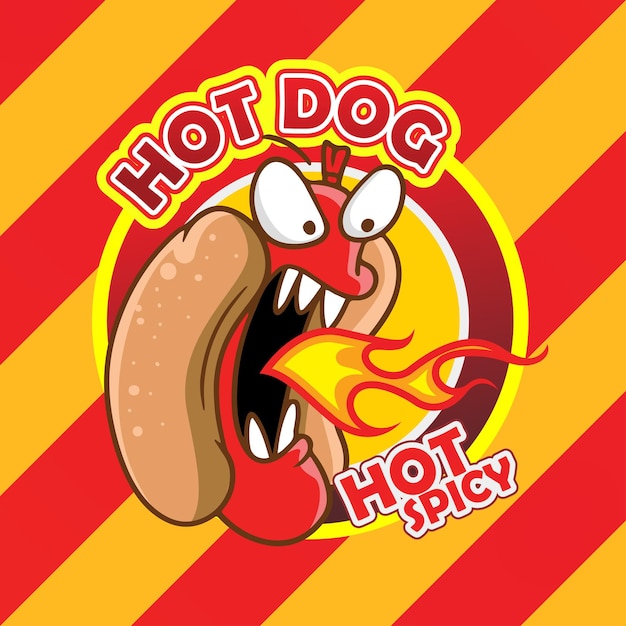 Postać Z Kreskówki Hot Dog
