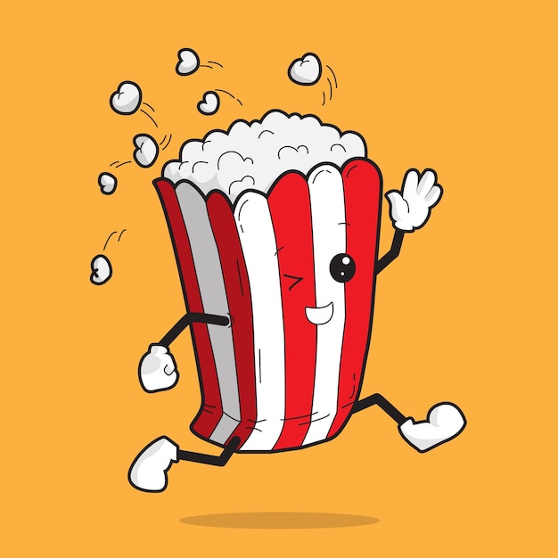 Postać Z Kreskówki Popcornu
