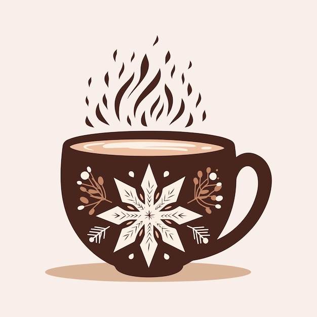Plik wektorowy poster gorącego kakao zimowego gorącego napoju izolowanego kakao kawa herbata gorąca czekolada clip art