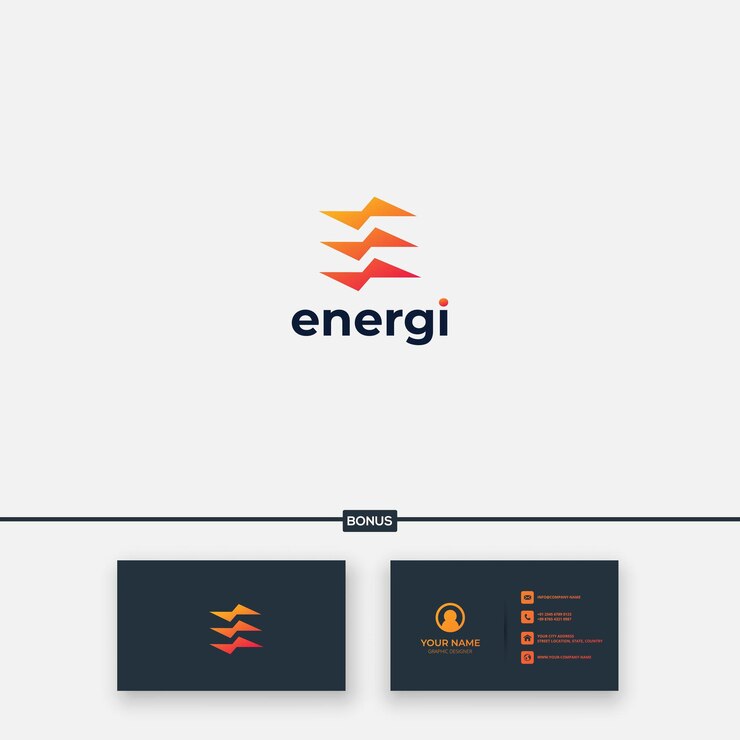 Power blitz logo i litera E streszczenie elektryczne