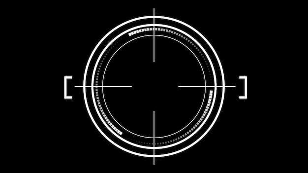 Poznaj Futurystyczny świat Dzięki Naszej Technologii 2d Animacja Hud W 4k Ożyw Swoje Efekty Wizualne Dzięki Wysokiej Jakości Grafice Dynamiczne Animacje I Futurystyczne Elementy Interfejsu Użytkownika