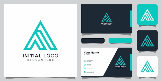 później logo z wizytówką
