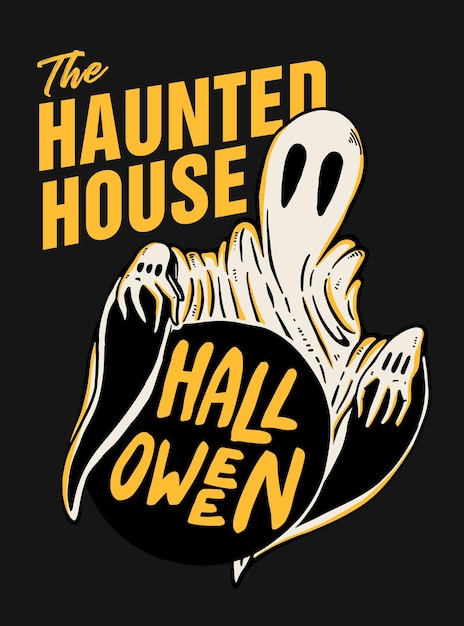 PREMIUM HALLOWEEN SZABLON WEKTOR ILUSTRACJA PLAKAT