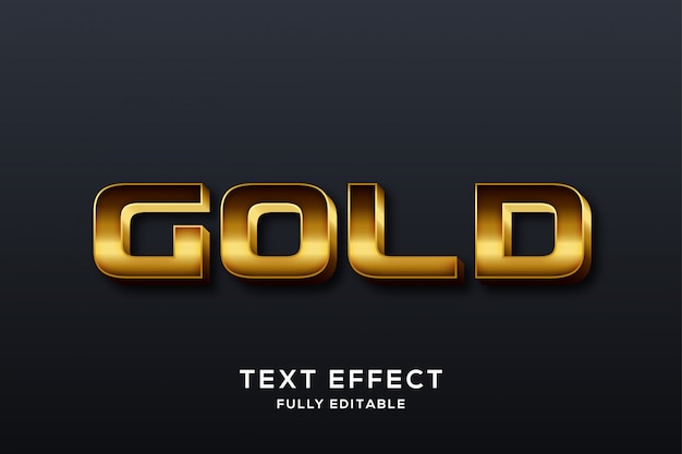 Premium Luxury Gold Text Effect