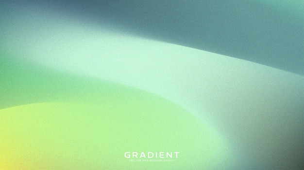 Premium Realistyczny rozmyty miękkie zielone gradient cząstki ziarnista tekstura wektor tła