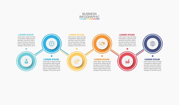 Prezentacja Biznesowa Infografika Szablon Z Opcjami