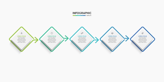 Prezentacja Biznesowa Szablon Infografiki