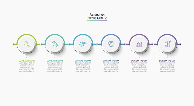 Prezentacja Biznesowa Szablon Infografiki