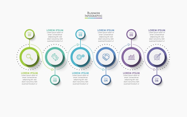 Prezentacja Biznesowa Szablon Infografiki