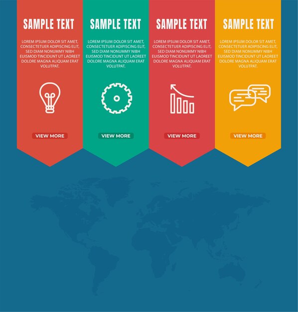 Prezentacja Biznesu Infografika Ilustracji Wektorowych