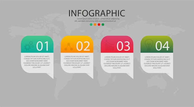 Plik wektorowy prezentacja biznesu infografika ilustracji wektorowych