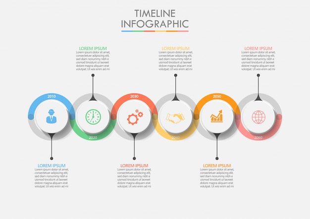 Prezentacja biznesu infografika szablon
