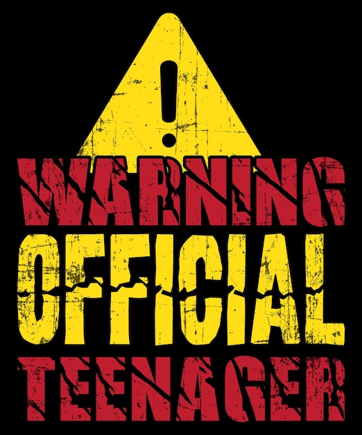 Prezenty Dla 13-letniego Chłopca Dziewczęta Urodziny Oficjalna Koszulka Nastolatka Typografia