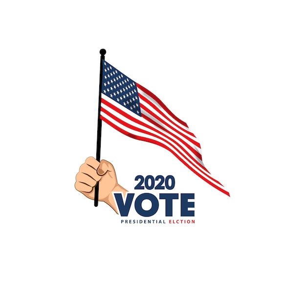 Prezydencki baner wyborczy w USAPartie polityczne Słoń osioł Motyw flagi USA Głosuj Ameryka