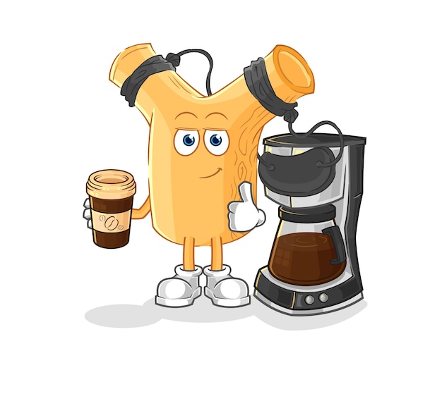 Plik wektorowy proca picia kawy ilustracja wektor znaków