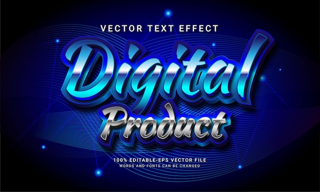 Produkt cyfrowy 3d edytowalny efekt stylu tekstu
