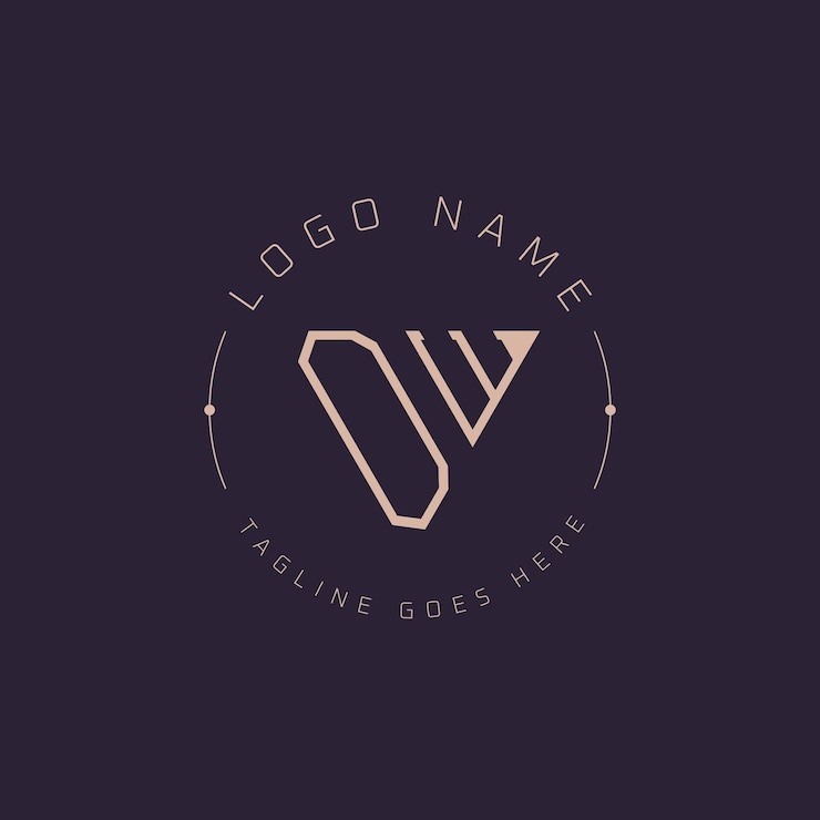 Wektor profesjonalne logo ow nowoczesny minimalny monogram litery ow emblem dla marek premium